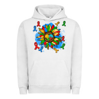Pigment Lunar Rock autism sunflower ribbon Urban Hoodie - AdoDesignShop