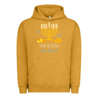 Pigment Peanut Butter this is how we jew it funny jewish ugly hanukkah christmas Urban Hoodie - minhPixels