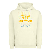 This Is How We Jew It Funny Jewish Ugly Hanukkah Christmas Urban Hoodie | Teevron