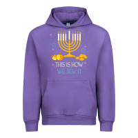 Tulip this is how we jew it funny jewish ugly hanukkah christmas Urban Hoodie - minhPixels