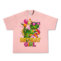 Salmon 2rd birthday girl t rex pink Urban Heavy Tee - CowGirlArtShop