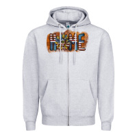 Heather Grey home america Zipper Hoodie - SublimationCraftShop