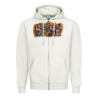 Oatmeal Heather home america Zipper Hoodie - SublimationCraftShop