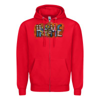 Red home america Zipper Hoodie - SublimationCraftShop