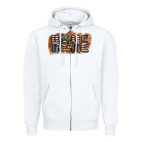 White home america Zipper Hoodie - SublimationCraftShop