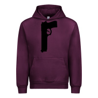 Mauve Wine THE SOPRANOS GUN Urban Hoodie - minhPixels
