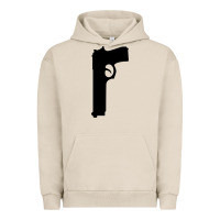 Pigment French Oak THE SOPRANOS GUN Urban Hoodie - minhPixels