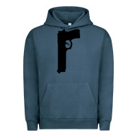 Pigment Midnight Navy THE SOPRANOS GUN Urban Hoodie - minhPixels