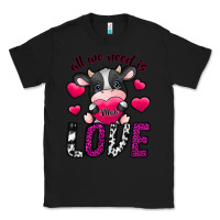 Black All We Need İs Moo Love Classic Tee - SublimationCraftShop