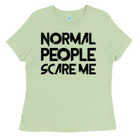 Matcha Normal People Scare Me Ladies Tee - Bettercallsaul