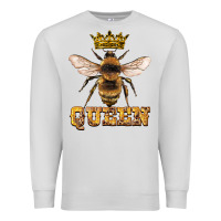 Dove Grey queen bee Premium Sweatshirt - Artiststas
