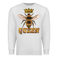 Oatmeal Heather queen bee Premium Sweatshirt - Artiststas