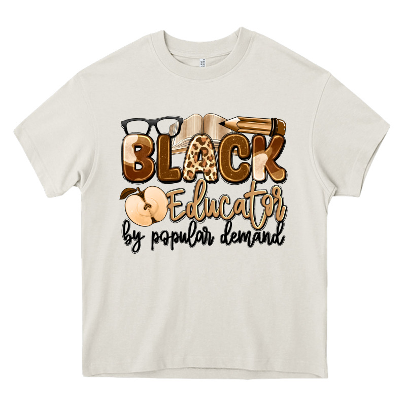 Black Educator By Popular Demand Heavy Core Tee by Artiststas | Teevron