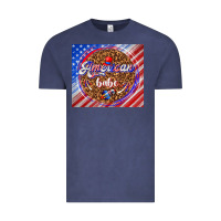Vintage Denim American babe Vintage Tee - TumblerDesignByShophia
