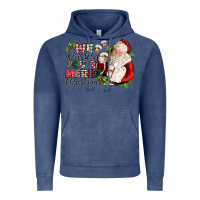 Vintage Denim we whiskey you a merry christmas Vintage Hoodie - CowGirlArtShop