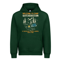 Forest Green welcome to camp quitcherbitchin camping camp quitcherbitchin Urban Hoodie - minhPixels