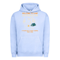 Pigment Grape Ice welcome to camp quitcherbitchin camping camp quitcherbitchin Urban Hoodie - minhPixels