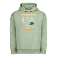 Pigment Oil Green welcome to camp quitcherbitchin camping camp quitcherbitchin Urban Hoodie - minhPixels