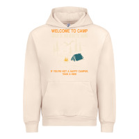 Sandshell welcome to camp quitcherbitchin camping camp quitcherbitchin Urban Hoodie - minhPixels