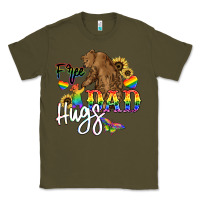 Army Green Free Dad hugs Classic Tee - NancyCooperArtShop