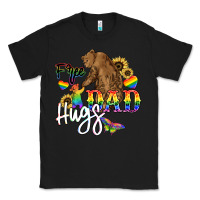 Black Free Dad hugs Classic Tee - NancyCooperArtShop