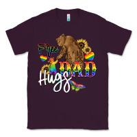 Plum Free Dad hugs Classic Tee - NancyCooperArtShop