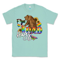 Seafoam Free Dad hugs Classic Tee - NancyCooperArtShop