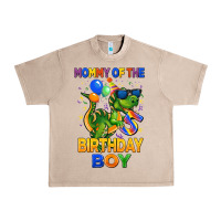 French Oak mommy of the 5 th birthday boy t rex Urban Heavy Tee - CowGirlArtShop