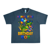 Midnight Navy mommy of the 5 th birthday boy t rex Urban Heavy Tee - CowGirlArtShop