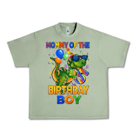 Oil Green mommy of the 5 th birthday boy t rex Urban Heavy Tee - CowGirlArtShop