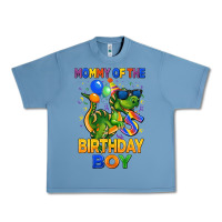 Pebble Blue mommy of the 5 th birthday boy t rex Urban Heavy Tee - CowGirlArtShop