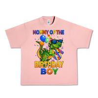 Salmon mommy of the 5 th birthday boy t rex Urban Heavy Tee - CowGirlArtShop