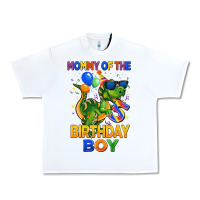 White mommy of the 5 th birthday boy t rex Urban Heavy Tee - CowGirlArtShop