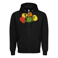 Black Peppers Zipper Hoodie - LillyAllenDesigns