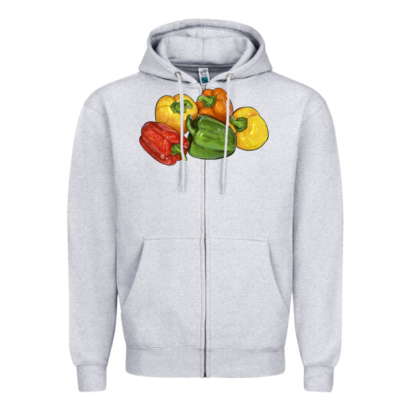 Peppers Zipper Hoodie by LillyAllenDesigns | Teevron