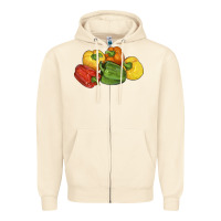 Sandshell Peppers Zipper Hoodie - LillyAllenDesigns