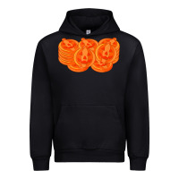 Black halloween pumpkin cookies t shirt Urban Hoodie - minhPixels