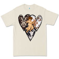 Bone Country Cupid Valentine Cowhide Heart Premium Tee - Bettercallsaul