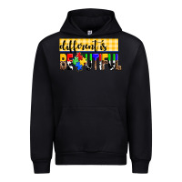 Black different is beautiful Urban Hoodie - AdoDesignShop