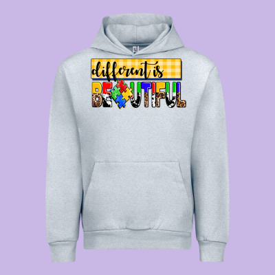 Different Is Beautiful Urban Hoodie Designed By Adodesignshop