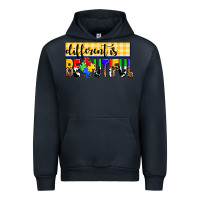 Navy different is beautiful Urban Hoodie - AdoDesignShop