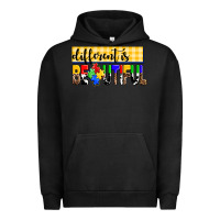 Pigment Black different is beautiful Urban Hoodie - AdoDesignShop