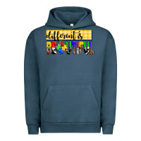 Pigment Midnight Navy different is beautiful Urban Hoodie - AdoDesignShop
