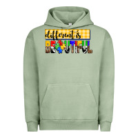 Pigment Oil Green different is beautiful Urban Hoodie - AdoDesignShop