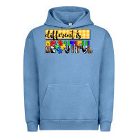 Pigment Pebble Blue different is beautiful Urban Hoodie - AdoDesignShop