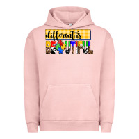 Pigment Salmon different is beautiful Urban Hoodie - AdoDesignShop