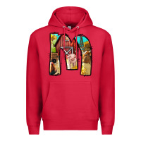 Cardinal farm life alphabet lowercase letters m Premium Hoodie - BundleAndBundleShop