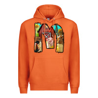 Carrot farm life alphabet lowercase letters m Premium Hoodie - BundleAndBundleShop