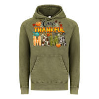 Vintage Olive one thankful mama Vintage Hoodie - CowGirlArtShop
