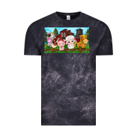 Cloud Black cute farm animals Vintage Tee - TumblerDesignByShophia